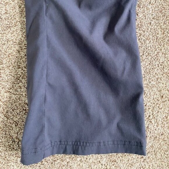 PRANA Halle Convertible Coal Grey/Gray Roll-up Pants 12 SHORT - Picture 7 of 16